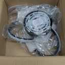 10 Inch Modern Ceiling Light, 24W LED Dimmable Ceiling Light with Remote Control, 3000-6000K Color Temperature Adjustable, Black Small Chandelier for Bedroom, Entryway, Hallway, Kitchen