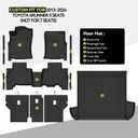 Tongama All Weather TPE Floor Mat Set for 2023-2025 2026 Honda Pilot