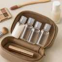 20Pcs 30ml/1Oz Clear Flip Cap Plastic Bottles Travel Size Empty Containers Refillable Small Bottles for Liquids, Toiletries, Lotion, Shampoo, Hand Sanitizer