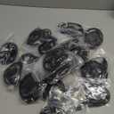 Macarrie 24 Pcs Radio Headset with Mic 2 Pin D Shape Walkie Talkie Earpiece with Mic Walkie Talkie Earpiece Compatible with Rt68 Rt19 Rt27 Rt28 Rt22 Rt21 H-777 2 Way Radios, Soft Ear