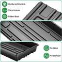 10 Plant Growing Trays, Plant Tray, Seed Tray, Seedling Tray, Propagation Tray, Plant Trays for Seedlings, Planting Trays, Seedling Starter Tray(No Drain Holes)
