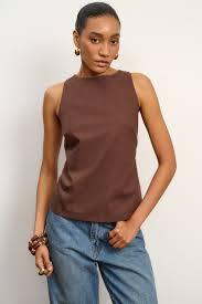 Woman's Top, Brown L