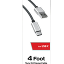 ZGEAR 4 Foot Braided Charging Cable USB-C