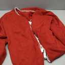 Tie Front Bow Cardigan for Women Trendy 2025 Casual Bell Long Sleeve Chunky Knit Cardigan Sweater Winter Clothing Coat (Medium, Red)