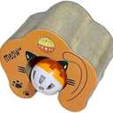 WBLBDBD Kitty A Kurlz Cat Toy – Magnetic Tracks for Interactive Play, Promoting Exploration, Movement, and Mental Stimulation with Bell Ball and Eco-Friendly Scratching Board (2025 New Model)