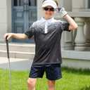 uideazone Boys Polo Shirts Dry Fit Performance Golf Short Sleeve Casual School Uniform Size 5-14 (Black)