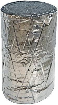 Frost King CF55 Foil Backed "No Itch" Natural Cotton Duct Wrap, 12-Inch x 1-Inch x 15-Feet