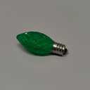 25 Pack C7 LED Multicolor Christmas Light Bulbs, E12 Candelabra Base Bulbs, Shatterproof C7 Multicolor Replacement Light Bulbs for Outdoor Christmas String Lights, Window Candles, Night Light, Patio