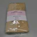 PurpleEssences 6-Pack Kitchen Towels - 15x25 Inch 100% Cotton Waffle Weave - Absorbent, Reusable Dish & Hand Towels with Hanging Loop for Home & Bar Use Fall Thanksgiving - Assorted - Tan