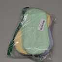 LEIFIDE 4 Pcs Quilted Makeup Bag Pouch Cute Plush Fuzzy Checkered Cosmetic Bag Cotton Terry Cloth Toiletry Pouch with Zipper Portable Travel Organizer Preppy Brush Storage for Christmas Women Gift