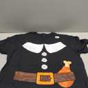 Funny thanksgiving pilgrim costume with turkey leg Premium T-Shir Size L