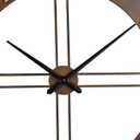 40-Inch Metal Decorative Rusty Wall Clock with Arabic Numerals, XX-Large