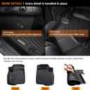 Binmotor-All Weather Floor Mats Cargo Liner for Nissan Rogue 2021-2025 2026 (NOT for Sport), Car Mats with Trunk Mat Full Set, Heavy Duty Car Floor Liners for Rogue Accessories