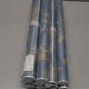 Pack Of 10, Peel and Stick Wallpaper Gold and Dark Green Contact Paper Green Peel and Stick Wallpaper Vintage Bird Wallpaper Self Adhesive DIY Wallpaper for Cabinets Walls Covering Vinyl Rolls 16.14" x 197"