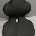Ergonomic Seat Cushion, Office Chair Seat Cushions with L-Shaped Design, Memory Foam Orthopedic Cushion with Coccyx Hollow, Lumbar Support & Tailbone Pain Relief for Car, Truck, Gaming Chair (Black)