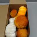 12 Assorted Velvet Pumpkins for Decorating, Fall & Thanksgiving Decor, 
Orange, Brown and Champagne