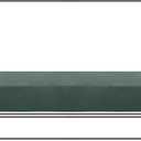 MAXIJIN Velvet Stretch Couch Cushion Covers Soft Sofa Cushion Cover Replacement Sofa Seat Cushion Slipcovers Furniture Protector with Elastic Bottom (1 Piece Sofa Cushion Cover, Pea Green) (Large)