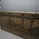 Golf Cart Foldable Windshield 3/16" (5MM) Thicken Only Fits 2007-2016 Yamaha G29/Drive, Fits 1"1" Struts Rail Front Folding Acrylic Windshield Replacement, Included Mounting Hardware (Clear)