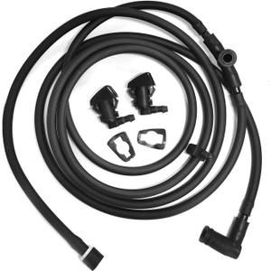 Windshield Washer Hose Jet fluid Spray Nozzles repair kit Compatible with Ford 2011-2016 F250 F350 F450 Super Duty BC3Z-17K605-B BC3Z-17603-A Windshield Washer Hose