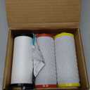 Aquasana Replacement Filter Cartridges | Fit Claryum 3-Stage Under Sink Water Filter | WQA Certified to Reduce Up to 99.99% of PFAS, Microplastics, Lead & Chlorine | AQ-5300R | AQ-C3-R (Red, Yellow,/Black)