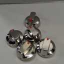 5-Pack Upgraded DG64-00473A Burner Control Dial Knob Range Oven Replacement Compatible with Samsung Gas Range/Oven/Stove,Sturdy Stainless Steel Reinforcement Ring.