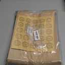 50 Pcs Bread Bags for Homemade Bread, 13.8 x 9.5 Inch Large Paper Toast Bags with Window, Sourdough Bread Bag for Gift Giving with Stickers