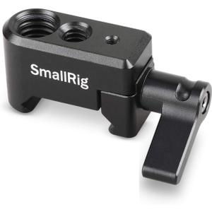 SmallRig NATO Clamp, Quick Release Clamp with 1/4" 3/8" M2.5 Thread for Cold Shoe Monitor Support Camera Cage - 1973