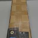 Signstek 8FT Sliding Barn Door Hardware Kit Heavy Duty with Door Hook, Adjustable Floor Guide and 2 Handles -Easy to Install, Smoothly and Quietly, Fit 1 3/8-1 3/4" Thickness -Black, I Shape Hanger