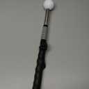 Retractable Golf Swing Training, Golf Training Aid, Golf Grip Trainer, Golf Accessories for Men, Right-Handed Strength & Tempo Training for Chipping Hitting (Black)