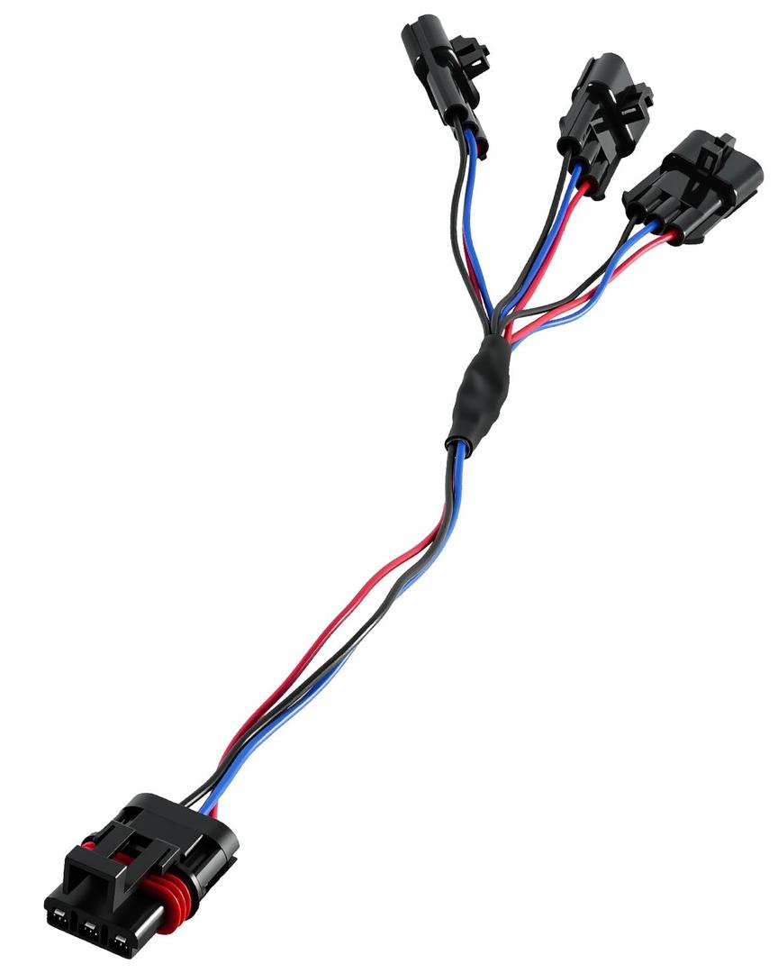 1PCS 3 Way Pulse Bar Splitter Fit for Polaris RZR Ranger General Xpedition 2018-2025, Ports Plug Play Design 12AWG, Replace 4016007 4018346 2884183