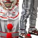Spooktacular Creations Boy Scary Clown Costume, Scary Halloween Costume Kids, Killer Clown Outfit for Boys, M