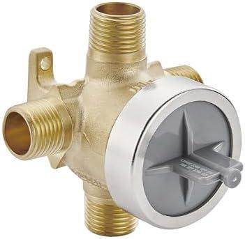 Delta Faucet R11000 3-Setting and 6-Setting Custom Shower Diverter Valve Kit, Rough-In Kit for Delta Shower Trim Kits, Brass Construction, R11000