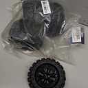 RC Station 12mm Hex RC Wheels and Tires 1/10 Scale 2.8 RC Truck Tires Wheels for Traxxas Rustler Stampede Hoss 2wd 4x4 vxl Tires Wheels Arrma Tires Wheels Redcat Volcano Tires Preglued