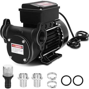 Diesel Transfer Pump 110V 20GPM Oil Transfer Pump - Diesel, Kerosene, Biodiesel, Light Fuel Oil