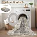 10x12 Washable Area Rug for Living Room, Vintage Pattern