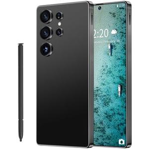 SZV I25 Ultra Unlocked Cell Phone,12+512GB 5G Unlocked Phone, Built in Pen Android 14 Battery 7000mAh 6.99" HD Screen Smartphone, Dual SIM/Face ID/Fingerprint Lock/GPS (Black, 12+512G)