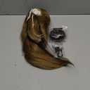 SEIKEA Cheer Ponytail Hair Piece, 100% Super Protein Fiber Straight Cheerleader Hairpiece Lightweight Silky Smooth Fluffy 18" Ponytail Extension for Cheerleader Competition, Dance Ash Blonde