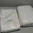 Feathers Down Throw Pillow Inserts 24x24, Set of 2, 100% Organic Cotton Shell, Soft Decorative Square Pillow Insert for Living Room Sofa, Couch, or Bed (White)