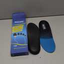 Plantar Fasciitis Insoles for Men Women - Orthotics Inserts, Shoe Insoles Arch Support Flat Feet Inserts Work Boot Insole (Men's 10-10 1/2 | Women's 12-12 1/2) (Blue)