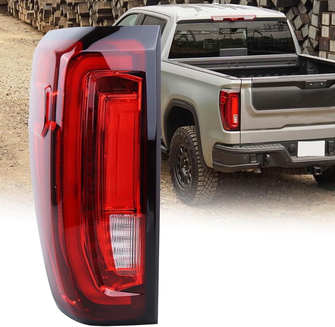 LED Type Tail Light LH Rear Lamp Fit for 2019 2020 2021 2022 2023 2024 GMC Sierra 1500 2500HD 3500HD Limited With Bulbs Left Driver Side Rear Lights GM2800310 86820473 84968740 LED Type Tail Light LH Rear Lamp Fit for 2019 2020 2021 2022 2023 2024 GMC Sierra 1500 2500HD 3500HD Limited With Bulbs Left Driver Side Rear Lights GM2800310 86820473 84968740