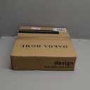 OAKOA Decorative Tray for Decor - Coffee Table Tray for Living Room - Round Tray for Home Decor - Coffee Table Decor Centerpiece - Modern Minimalist Centerpiece (Beige Resin)