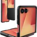 Foluu Slim Fit Case for Samsung Galaxy Z Flip 7, Ultra Thin Matte PC with Non-Slip Grip Full Protection Protective Cover for Samsung Galaxy Z Flip7 5G 2025 (Black)