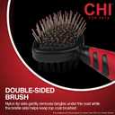 CHI for Dogs Small Dog Detangling Kit - 3-Piece Grooming Set with Detangling Spray, Double-Sided Brush, and Slicker Brush - Dog Grooming Essentials for Coats and Tangles (One Size)