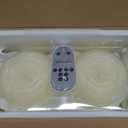 Flameless Candles with Remote & Timer,4" H LED Battery Operated Round Candle 2 Pack,Real Wax Christmas Candle Lights Flickering for Christmas Gift Wedding Home Decor (Ivory)