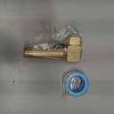 UNWAVER Garden Hose Reel Parts Swivel Elbow Connector Garden Hose Swivel Reel Replacement Fittings Brass Replacement Part Adapter (Extended length 1PCS)