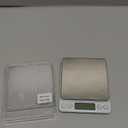 Toprime Digital Gram Scale 500g 0.01g Food Scale High Precision Kitchen Scale Multifunctional Stainless Steel Pocket Scale with Back-Lit LCD Display Tare PCS Features Silver