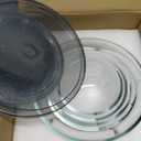 Glass Mixing Bowls with Lids Set of 5(4.78QT,2.2QT,1.7QT,1.1QT,0.85QT),Thick Glass Nesting Bowls for Kitchen Baking,Cooking Prep,Storage,Serving,Large Salad Bowls,Dishwasher Microwave Freezer Safe