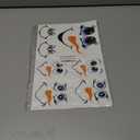 Christmas Face Rub on Transfers Decals Stickers for Crafts Ornaments Large 5 Inch Vinyl Snowman Faces Eyes Pitcher Transparent Decal for Ornaments Glass Drinking Cups Wood Balls (Cute72)