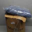 MaiRve Embroidery King Size Comforter Set Navy Blue, Boho Farmhouse Western Bedding Set 7 Pieces, All Season Bed in A Bag Comforter Set with Sheets, Pillowcases & Shams