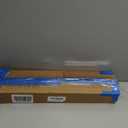 Black Double Curtain Rod 32 to 58 Inches, Blackout Wrap Around Curtain Rod for Windows, 6/8 Inch Room Darkening Telescoping Double Drapery Rod, Easy Install for Rentals & Apartments